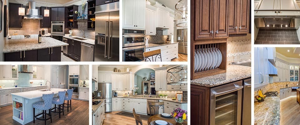 Custom Kitchen Cabinets installed by Cornerstone Builders